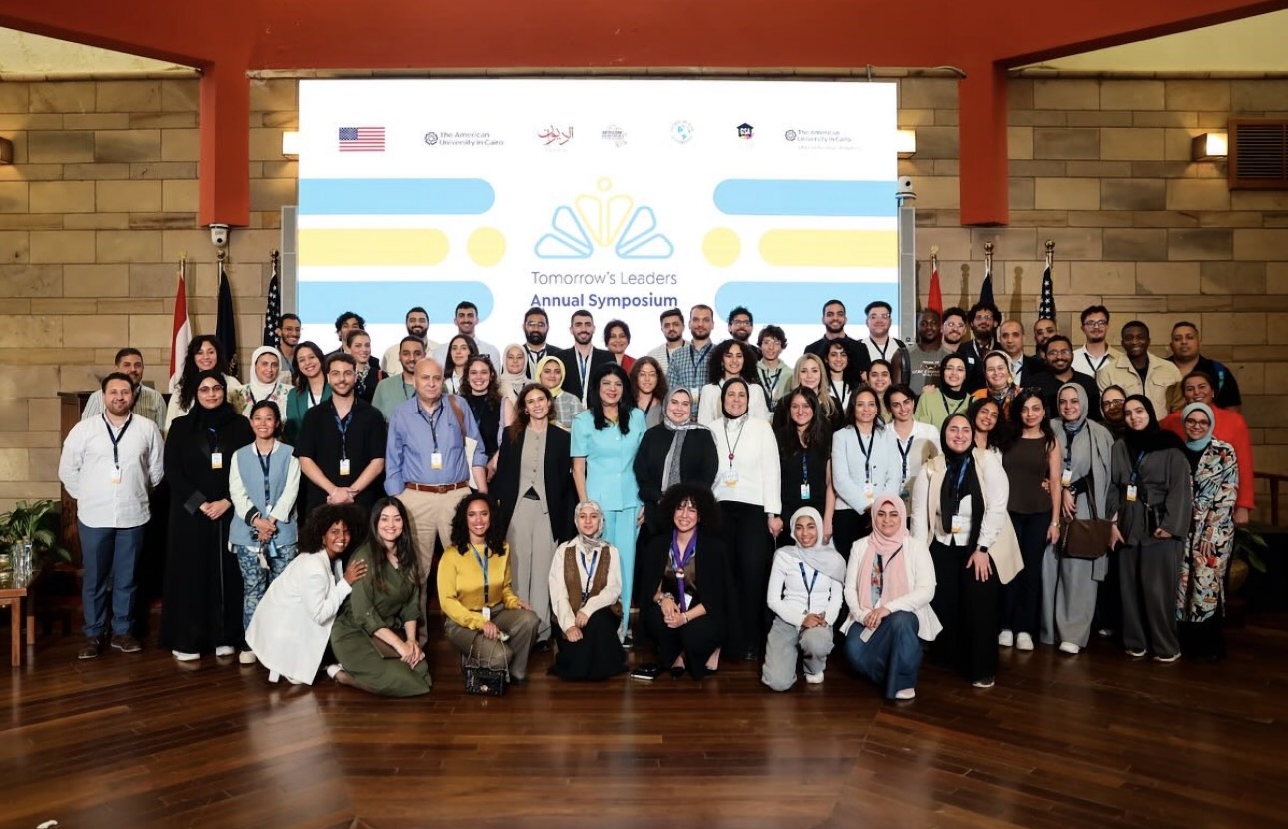 Participants of the Tomorrow's Leaders Annual Symposium gathered for a group photograph